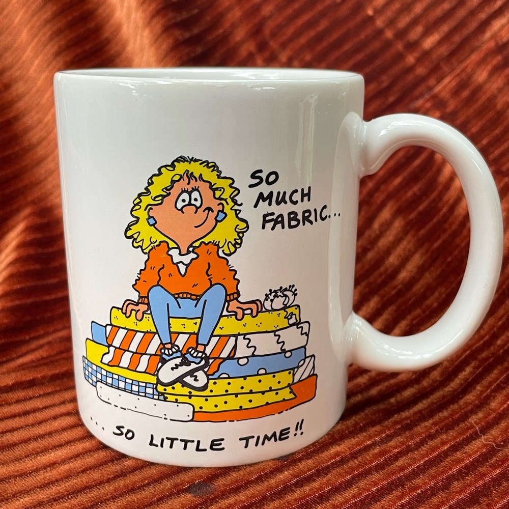 Vintage Mug: Stitches in Time